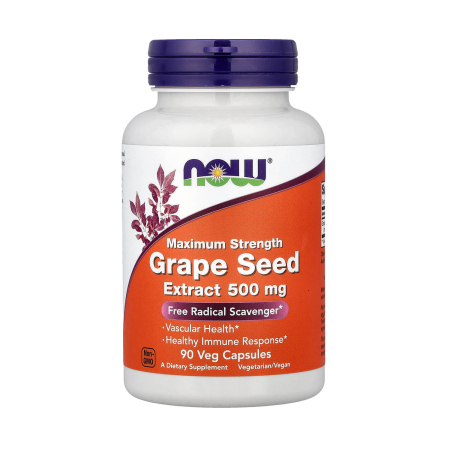 Now Foods - Grape Seed Extract, 500 mg, NOW Foods, 90 capsule