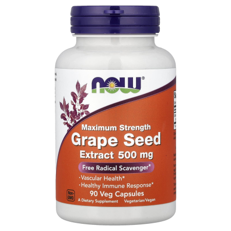Now Foods - Grape Seed Extract, 500 mg, NOW Foods, 90 capsule