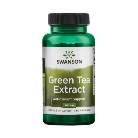 Green Tea Extract (Ceai Verde), 500 mg, Swanson, 60 capsule SWH099