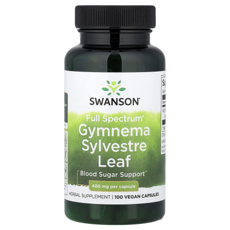 Supplements from A to Z - gymnema-sylvestre-leaf-400mg-swanson