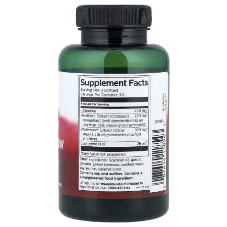 Healthy Blood Flow, Swanson, 60 Softgels SW1854 [1]