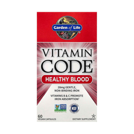 Garden of Life - Healthy Blood™ Vitamin Code, Garden of Life, 60 capsules