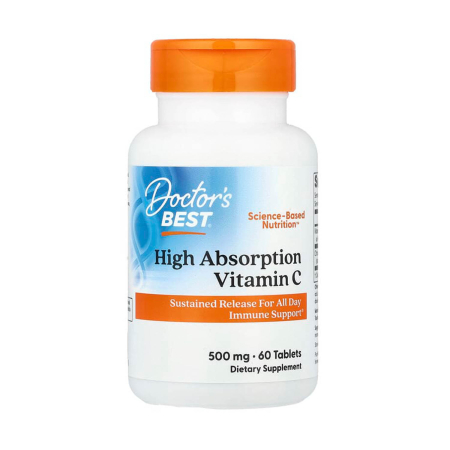 Doctor's Best - High Absorption Vitamin C, Doctor's Best, 60 tablete
