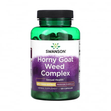 ECHILIBRU HORMONAL - horny-goat-weed-tribulus-maca-swanson