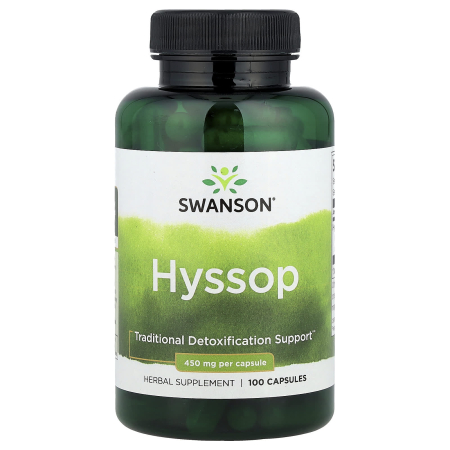 Swanson - Hyssop , 450 mg, Swanson, 100 capsule SW965