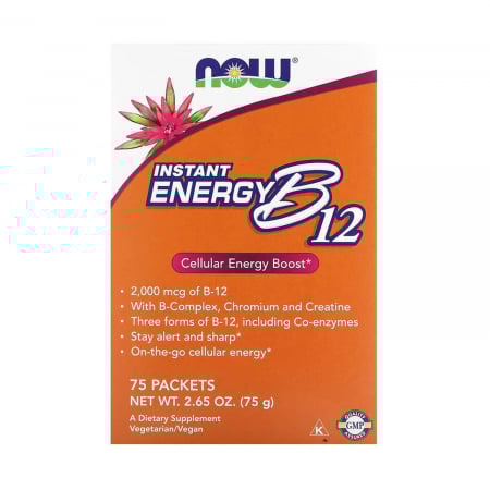 VITAMINE - instant-energy-b12-now-foods
