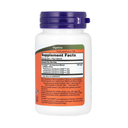 Intestinal Bacteria Support, Now Foods, 60 capsules [1]