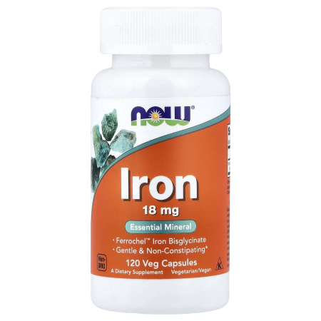ECHILIBRU HORMONAL - iron-fier-18mg-now-foods