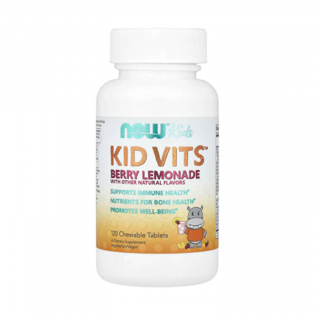 SANATATEA COPIILOR - complex-vitamine-kid-vits-now-foods