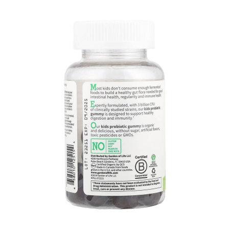 Kids Probiotic Gummies, 3 Billion CFU, Garden of Life, 30 Gummies [2]