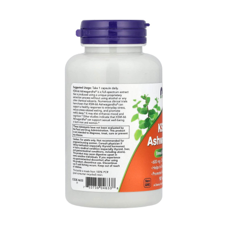 KSM-66 Ashwagandha®, 600 mg, NOW Foods, 90 capsules [2]