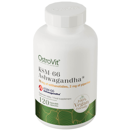 KSM-66 Ashwagandha Extract 200 mg, OstroVit, 120 capsule [2]