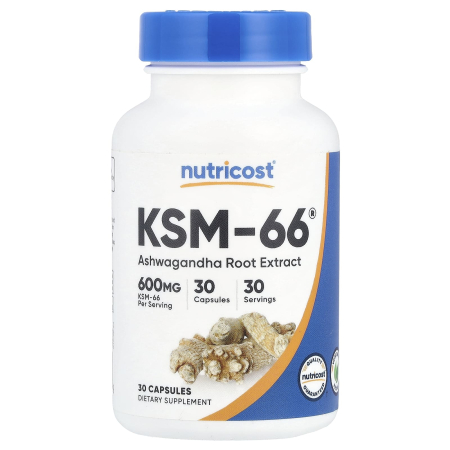 Ashwaganda - ksm-66-ashwagandha-root-extract-nutricost