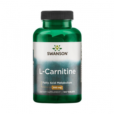 L-Carnitine, 500 mg, Swanson, 100 tablete SW1001