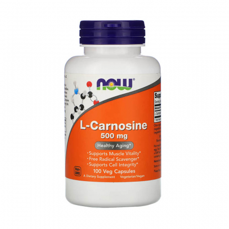 Beta-Alanine - carnosine-500mg-now-foods