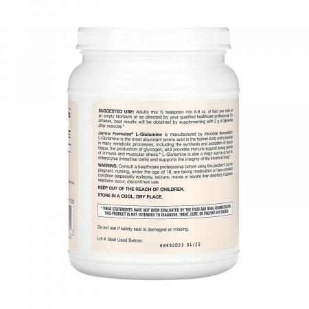 L-glutamine Powder, Jarrow Formulas, 1000g [2]