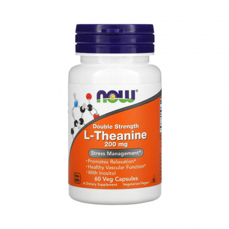 SANATATEA CREIERULUI - l-theanine-with-inositol-now-foods
