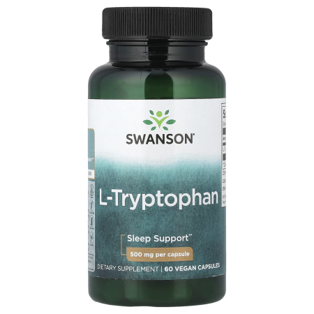 SOMN, STRES SI ANXIETATE - tryptophan-500mg-swanson