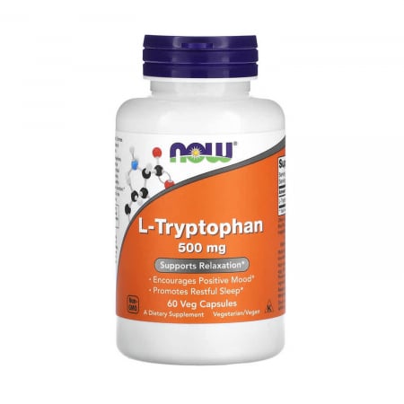 DETOXIFIERE SI SLABIRE - l-tryptophan-500mg-now-foods