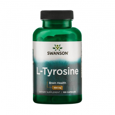 L-Tyrosine, 500mg, Swanson, 100 capsule SW855