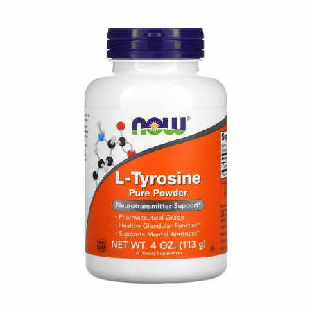 SANATATEA CREIERULUI - tyrosine-pure-powder-now-foods