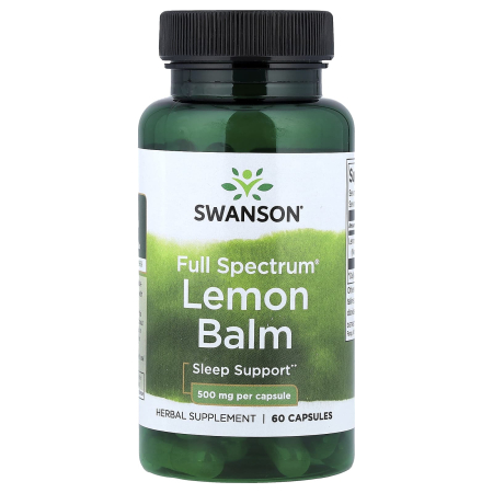 Suplimente de la A la Z - lemon-balm-500mg-swanson