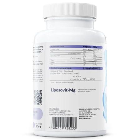 Liposomal Magnesium, 375 mg, Osavi, 60 capsule [2]
