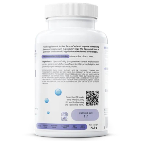 Liposomal Magnesium, 375 mg, Osavi, 60 capsule [1]