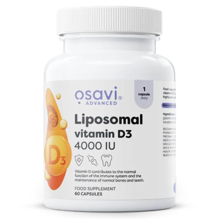 Osavi - Liposomal Vitamin D3, 4000 IU, Osavi, 60 capsule