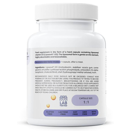 Liposomal Vitamin D3, 4000 IU, Osavi, 60 capsule [2]