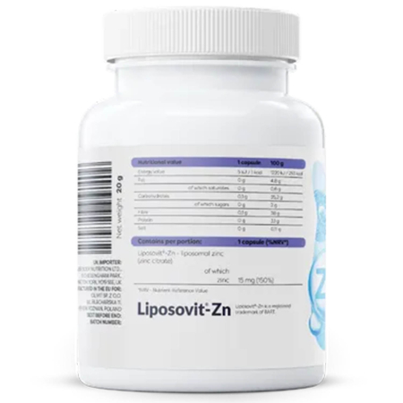 Liposomal Zinc, 15 mg, Osavi, 60 capsule [2]