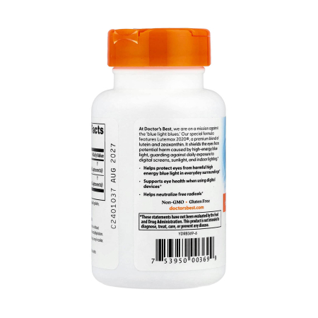 Lutein, Lutemax 2020, Doctor's Best, 60 softgels [2]