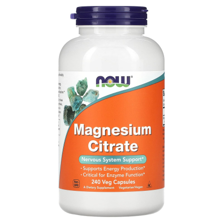 Magnesium Citrate 133 mg, Now Foods, 240 capsule [0]