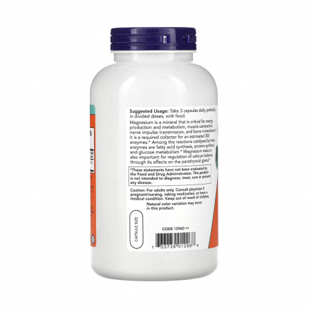 Magnesium Citrate 133 mg, Now Foods, 240 capsule [2]