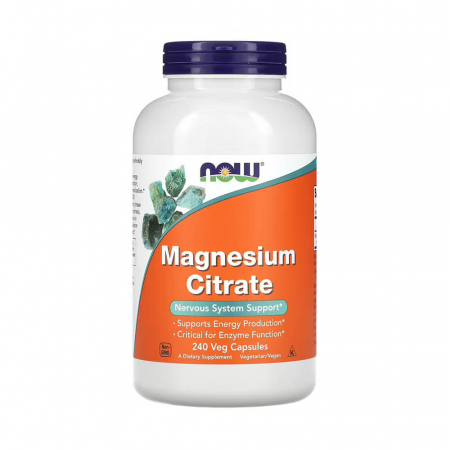 Magneziu - Magnesium Citrate 133 mg, Now Foods, 240 capsule