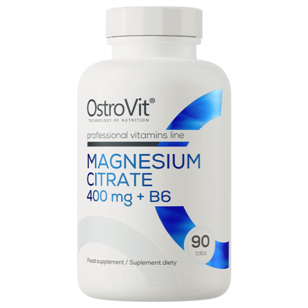 OstroVit - Magnesium Citrate 400 mg + B6, OstroVit, 90 tablets