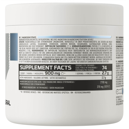 Magnesium Citrate Powder, OstroVit, 200g [1]
