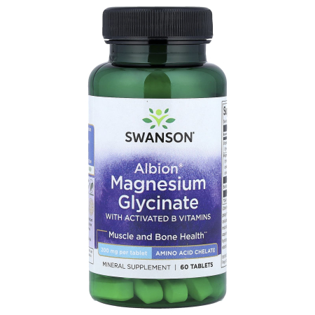 Supplements from A to Z - magnesium-glycinate-with-activated-b-vitamins-swanson