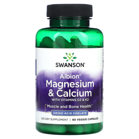 MINERALE - magnesium-calcium-d3-k2-swanson