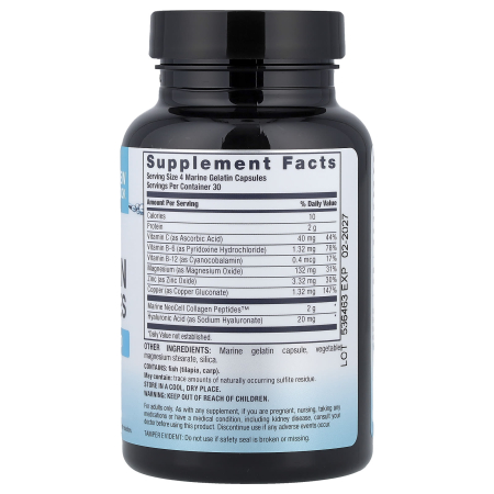 Marine Collagen Peptides + Hyaluronic Acid, NeoCell, 120 capsule [1]