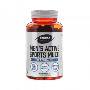 CATEGORII AFECTIUNI - Now Foods, Sports, Men's Active Sports Multi, 180 Softgels
