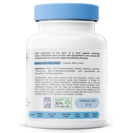Methyl Folate & Methyl B12, Osavi, 60 capsule [2]