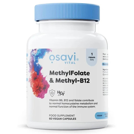 Osavi - Methyl Folate & Methyl B12, Osavi, 60 capsule