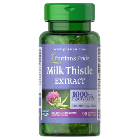 SANATATEA HEPATICA - milk-thistle-extract-silymarin-puritans-pride