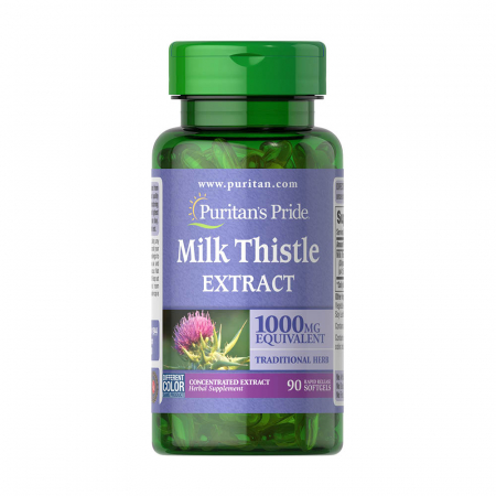 Silimarina Milk Thistle - milk-thistle-extract-silymarin-puritans-pride