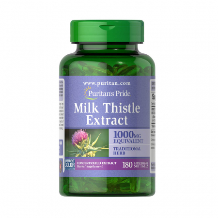 Silimarina Milk Thistle - milk-thistle-extract-silymarin-puritans-pride
