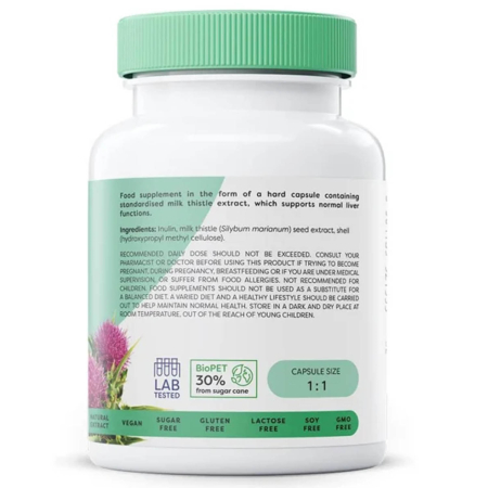 Milk Thistle Extract, Silymarin 100 mg, Osavi, 60 capsules [1]