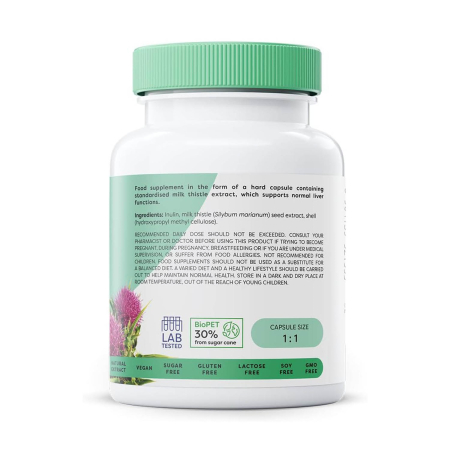 Milk Thistle Extract, Silymarin 100 mg, Osavi, 60 capsules [1]