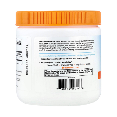 MSM Powder with OptiMSM, Doctor's Best, 250g [2]