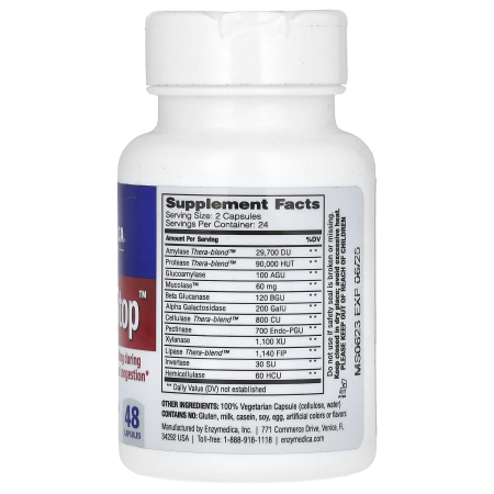 MucoStop, Enzymedica, 48 capsule [1]